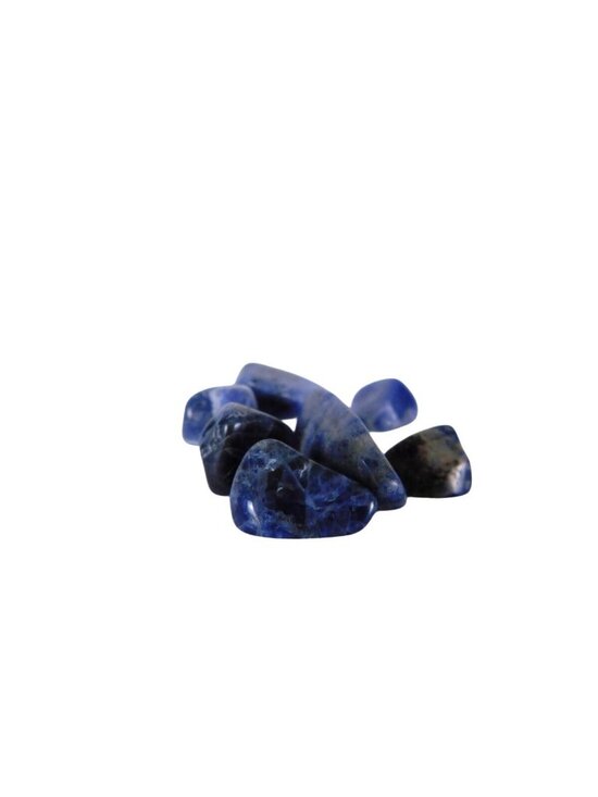Natural Tumbled Sodalite Stone Lot 0.5 Oz Blue Crystal Set Polished Stones Altar - Picture 7 of 9